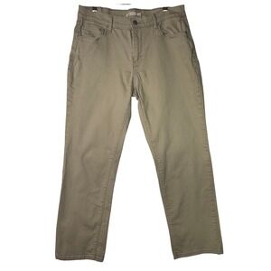 Levis 505 Straight Fit Mens Khaki Tan Jeans Size 32x29‎ Classic Casual Pants
